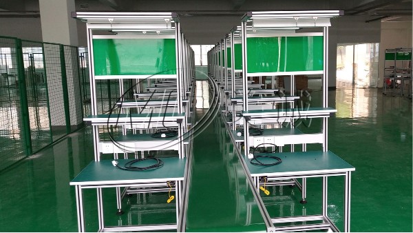 皮帶線(xiàn)防靜電工作臺(tái)