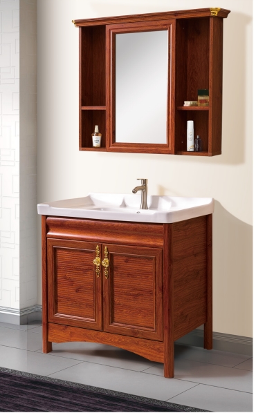 全鋁衛浴柜-01（風格：中式；顏色：金橡）