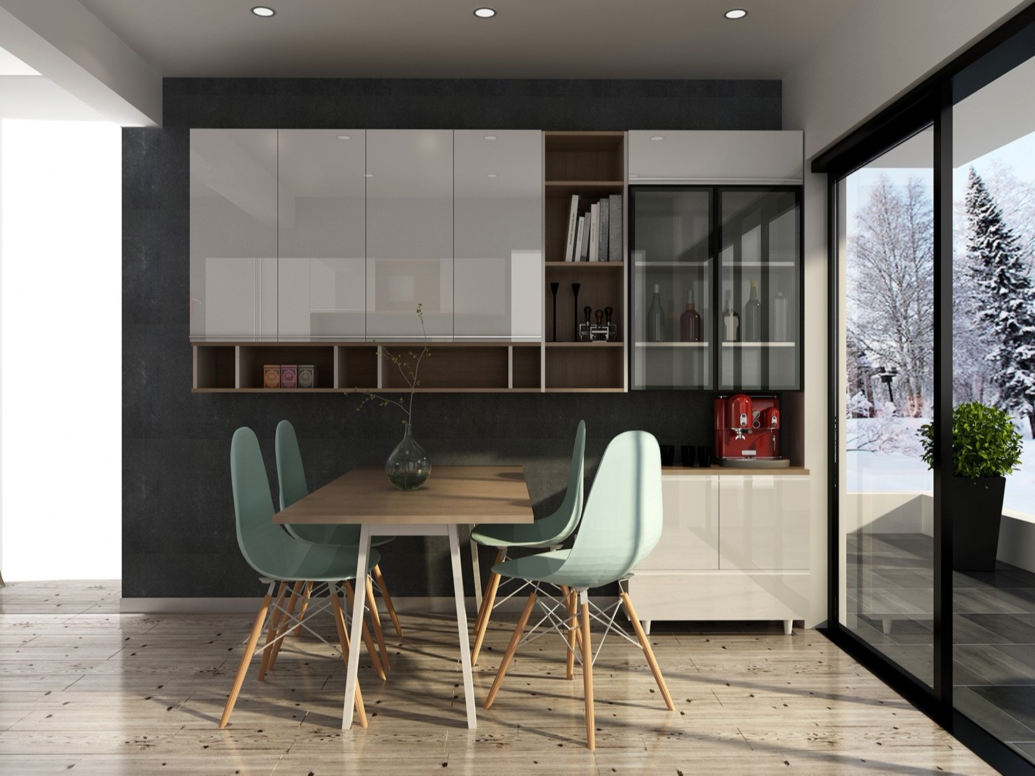 全鋁餐邊柜-01 全鋁餐邊柜-01